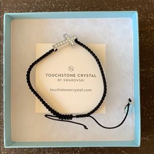 NWT Touchstone crystal by Swarovski Cross bracelet